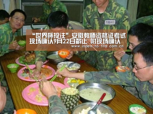 “世界杯投注”安徽教师资格证考试现场确认9月22日截止 附现场确认地址